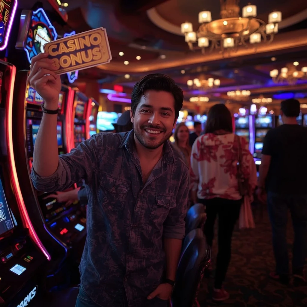 une personne tenant un bonus Winolot Casino