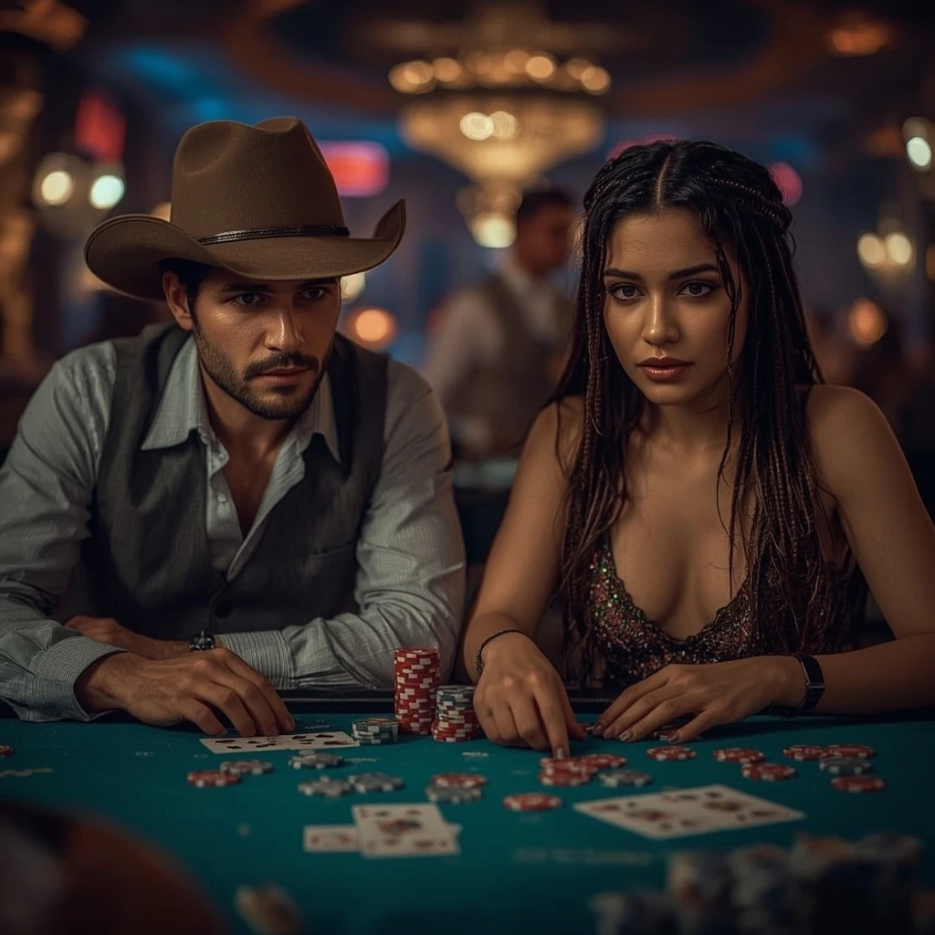 photo de deux joueurs de poker WINOLOT CASINO
